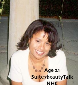 My hair under Kim's care. She added a few layers & a side swept bang. 