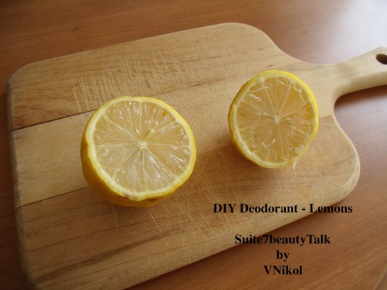 DIY Deo - Lemons