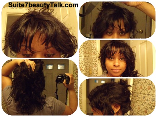 The style I wore on a typical day, usually pinned up. 