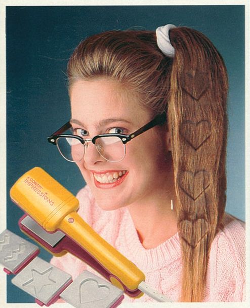 Why was this ever a thing?! Nothing to do with this post but speaking of things I HATE.. then and now. 